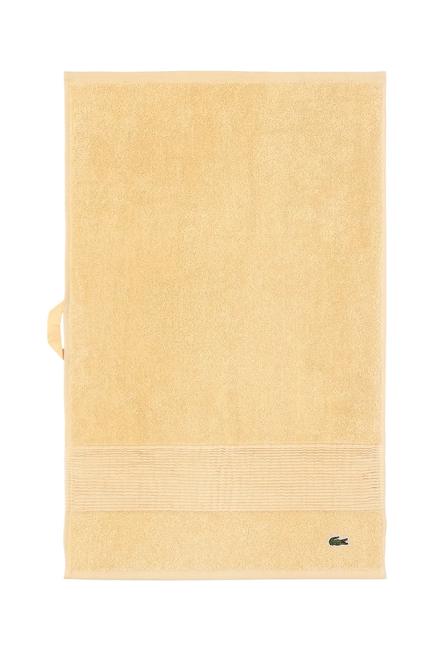 Lacoste prosop din bumbac L LECROCO Sesame 40 x 60 cm culoarea galben