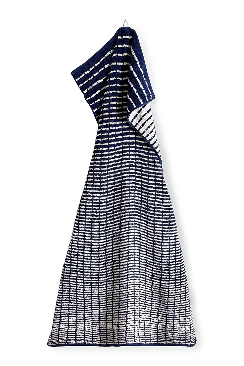 Βαμβακερή πετσέτα Juna 50 x 100 cm χρώμα: μπλε φωτογραφία