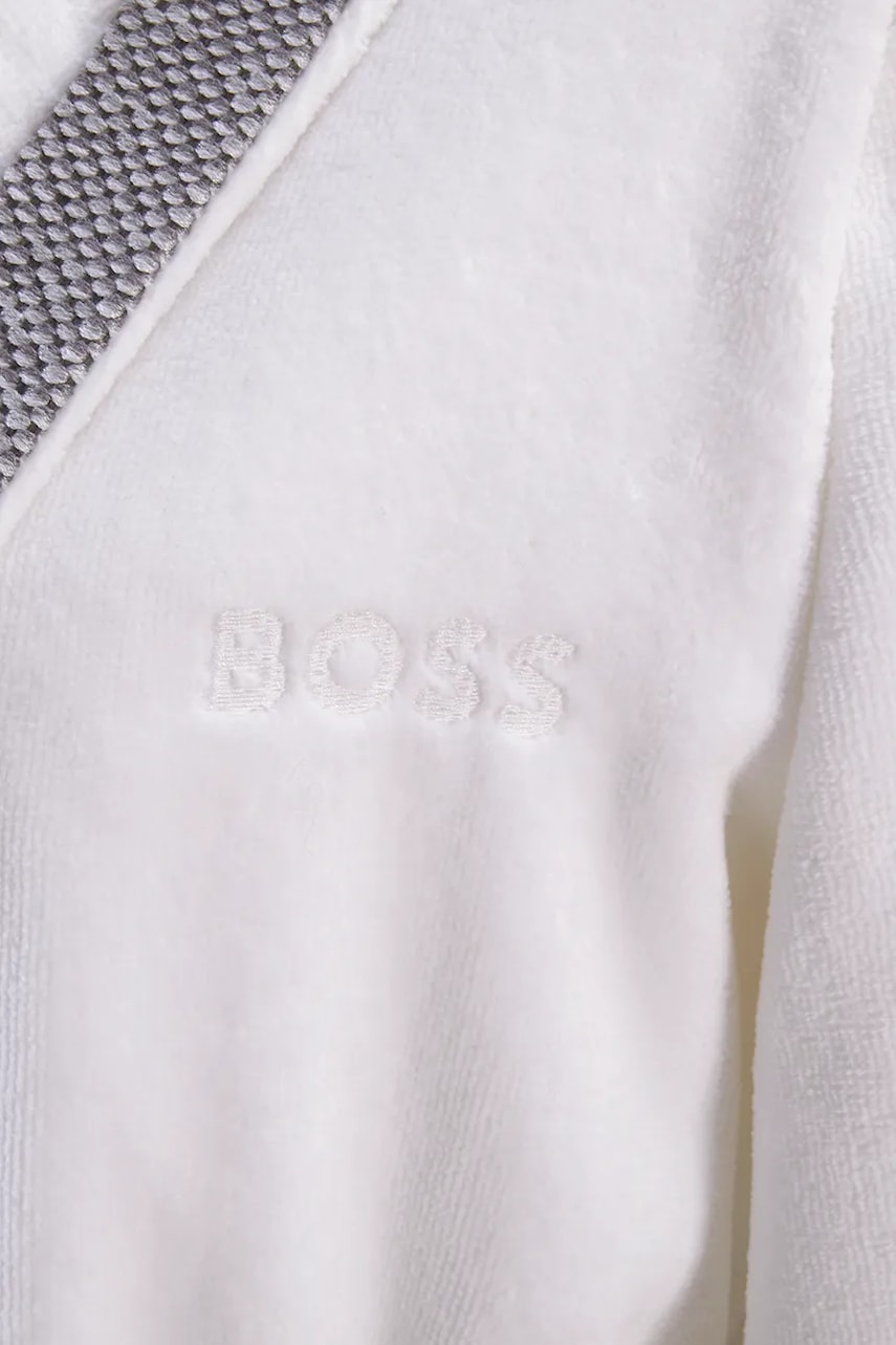 Bavlněný župan BOSS LORD W Greige M