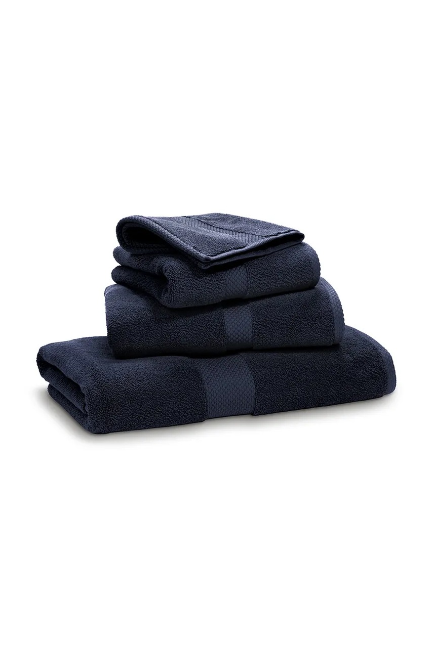 Μεγάλη βαμβακερή πετσέτα Ralph Lauren AVENUE Midnight 75 x 137 cm χρώμα: ναυτικό μπλε φωτογραφία