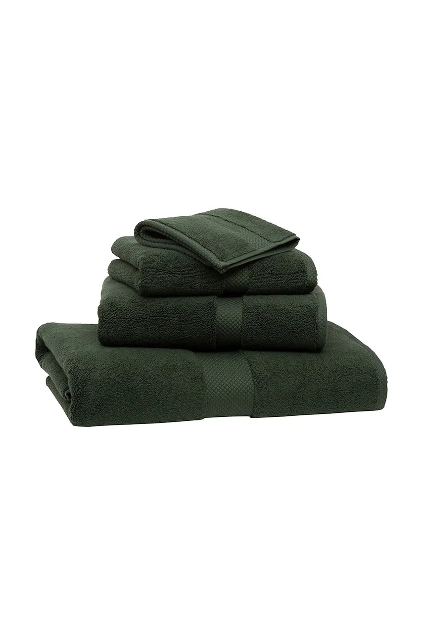 Μικρή βαμβακερή πετσέτα Ralph Lauren AVENUE Pine 50 x 100 cm χρώμα: πράσινο φωτογραφία