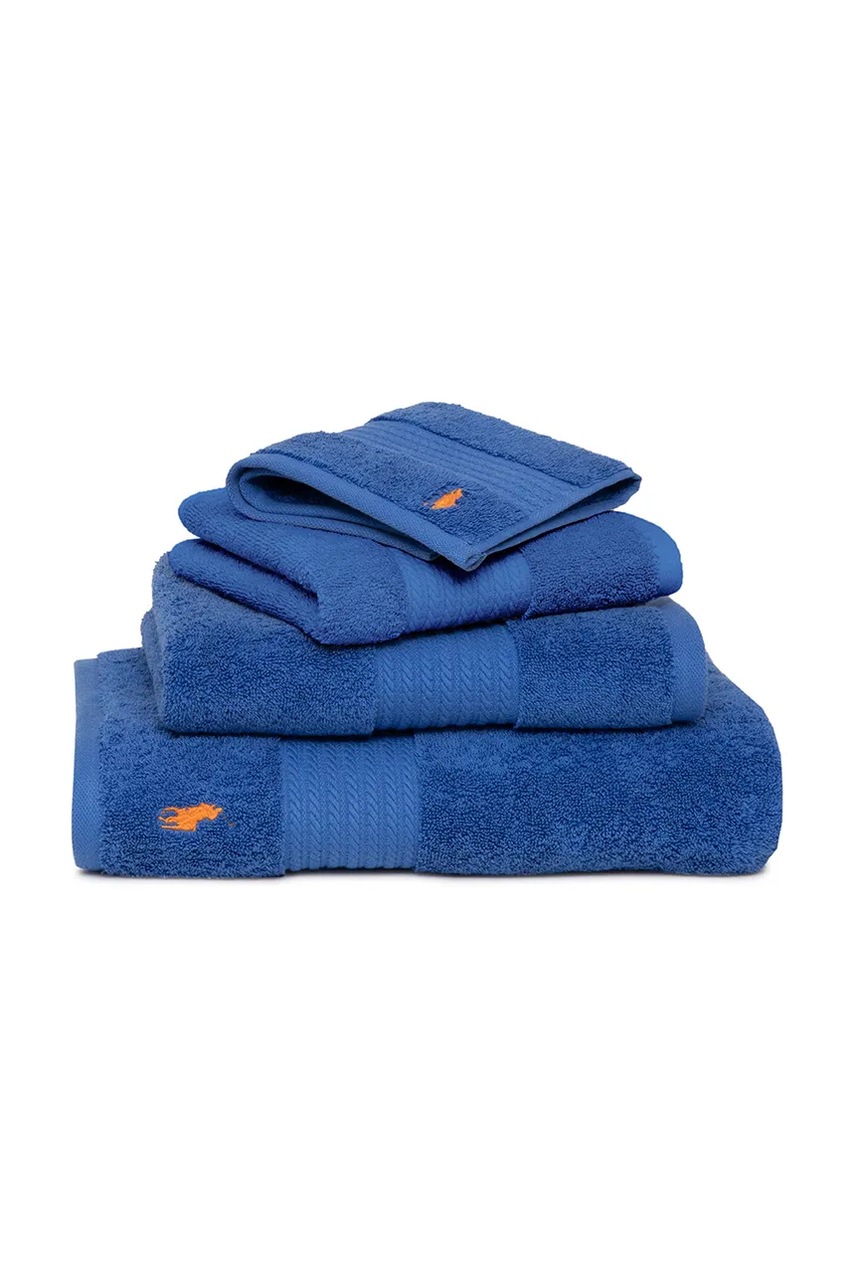 Μεγάλη βαμβακερή πετσέτα Ralph Lauren POLOPLAY IrisBlu 90 x 160 cm χρώμα: μοβ φωτογραφία