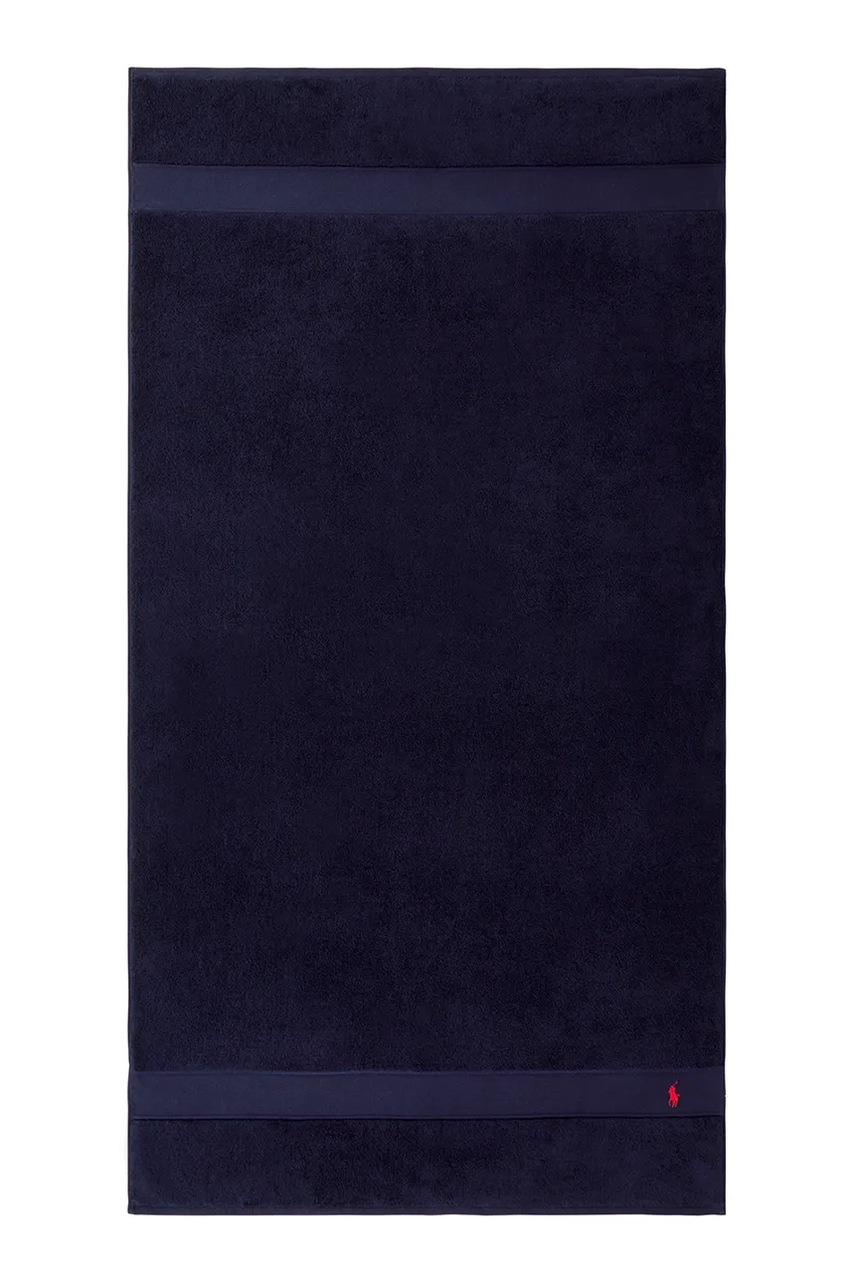Levně Bavlněný ručník Ralph Lauren POLOPLAY Newport 90 x 160 cm tmavomodrá barva