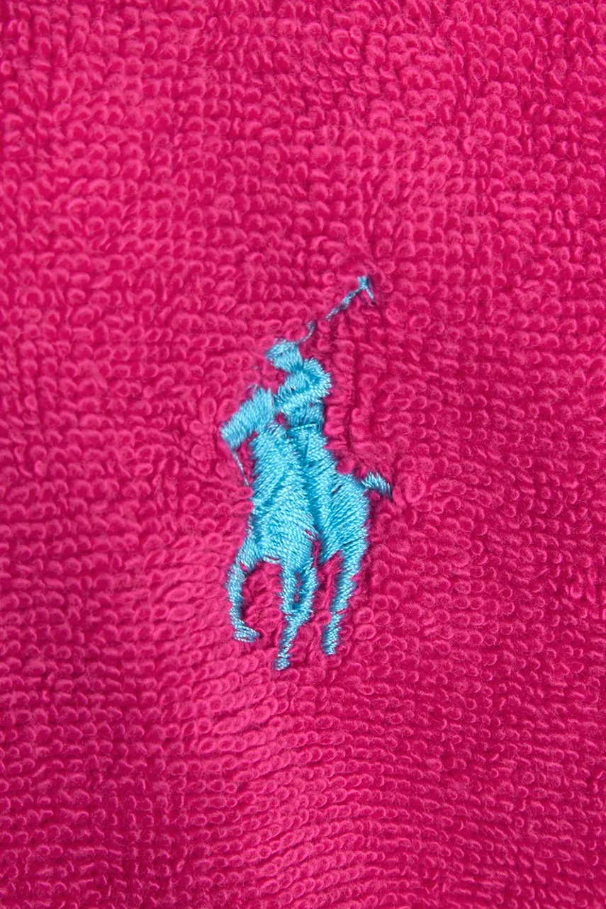 Βαμβακερό μπουρνούζι Ralph Lauren POLOPLAY PinkSky S φωτογραφία