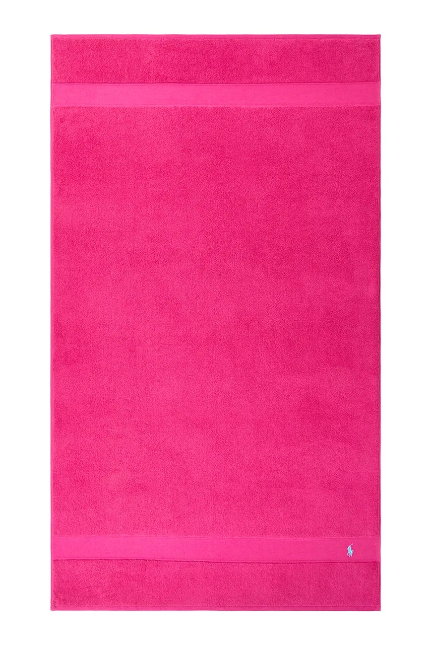 Levně Bavlněný ručník Ralph Lauren POLOPLAY PinkSky 90 x 160 cm růžová barva