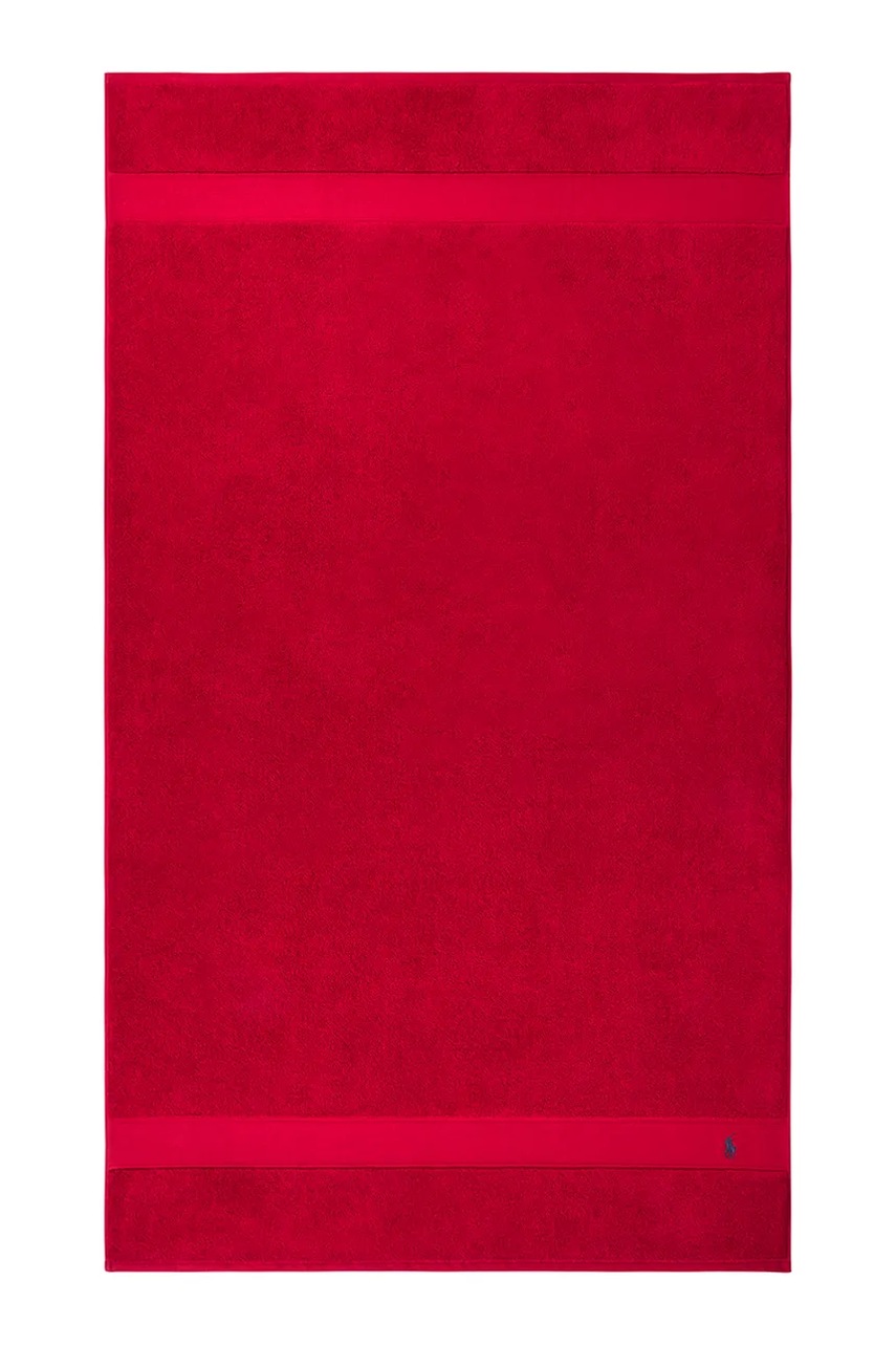 Levně Bavlněný ručník Ralph Lauren POLOPLAY Red2000 90 x 160 cm červená barva