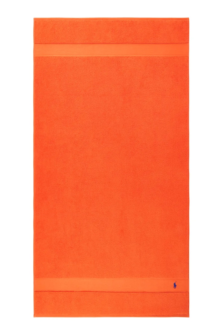 Levně Bavlněný ručník Ralph Lauren POLOPLAY Sailing 90 x 160 cm oranžová barva