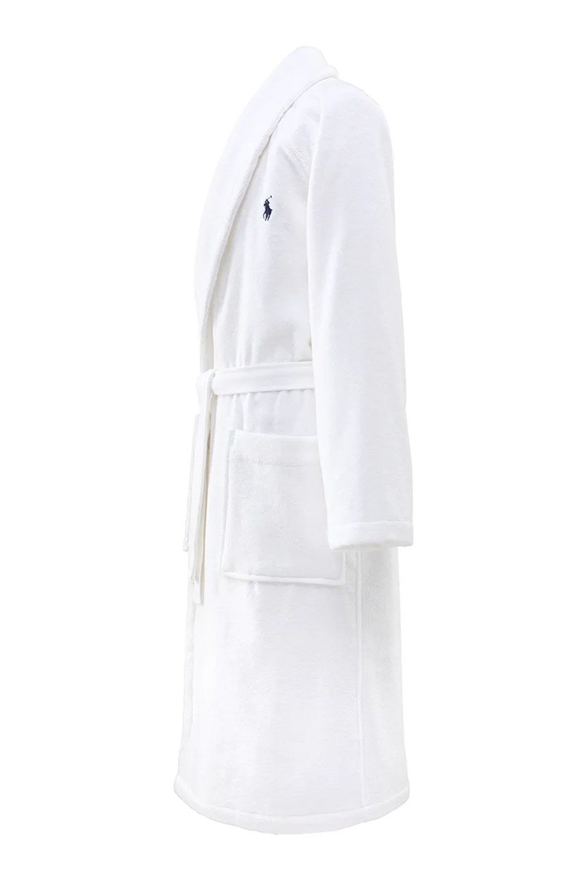 Βαμβακερό μπουρνούζι Ralph Lauren POLOPLAY White L χρώμα: άσπρο φωτογραφία