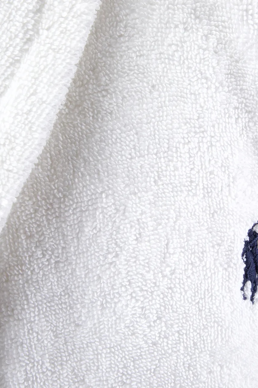 Βαμβακερό μπουρνούζι Ralph Lauren POLOPLAY White L φωτογραφία