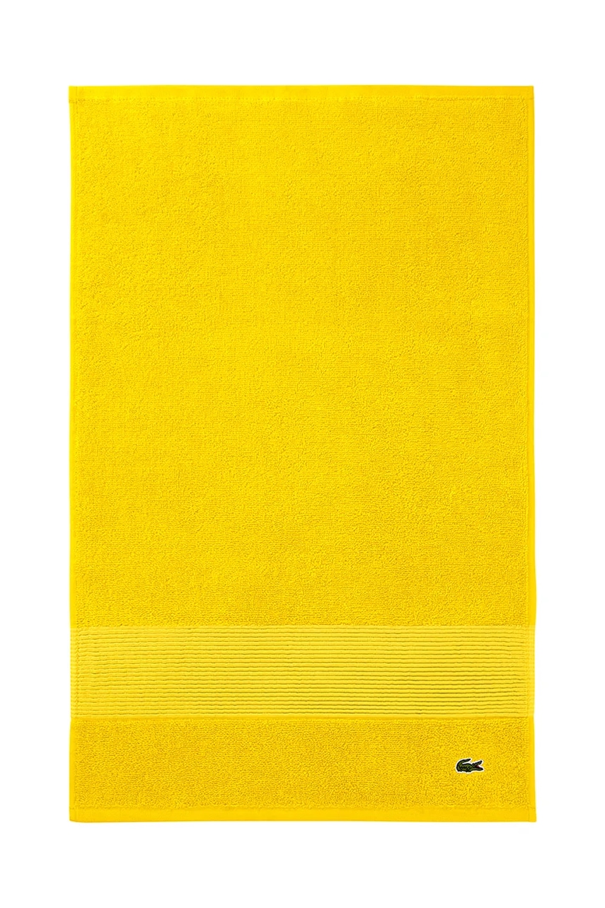 Lacoste prosop mic de bumbac L LECROCO Jaune 40 x 60 cm