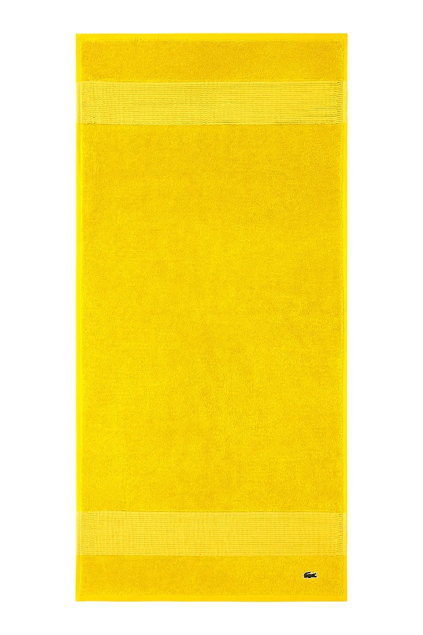 Βαμβακερή πετσέτα Lacoste L LECROCO Jaune 50 x 100 cm