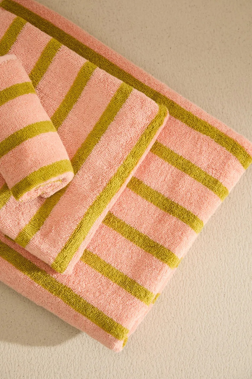 Μεσαία βαμβακερή πετσέτα Calma House 90 x 150 cm φωτογραφία