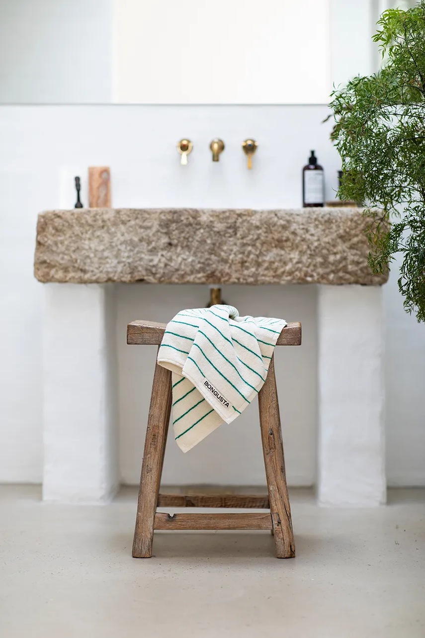 Μικρή βαμβακερή πετσέτα Bongusta Naram 50 x 80 cm χρώμα: πολύχρωμο φωτογραφία