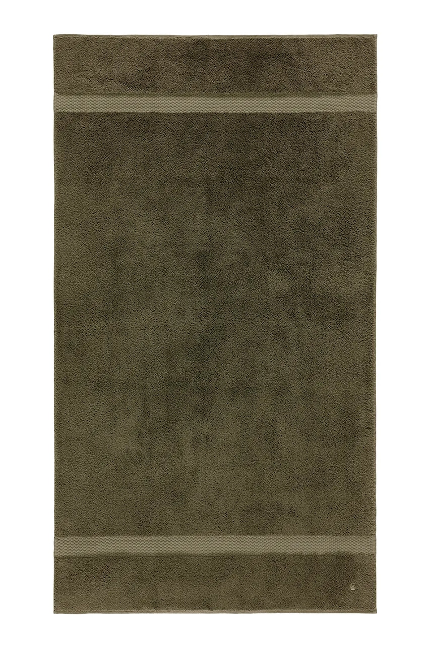 E-shop Velký ručník s bavlnou Yves Delorme ETOILE Kaki 92 x 160 cm