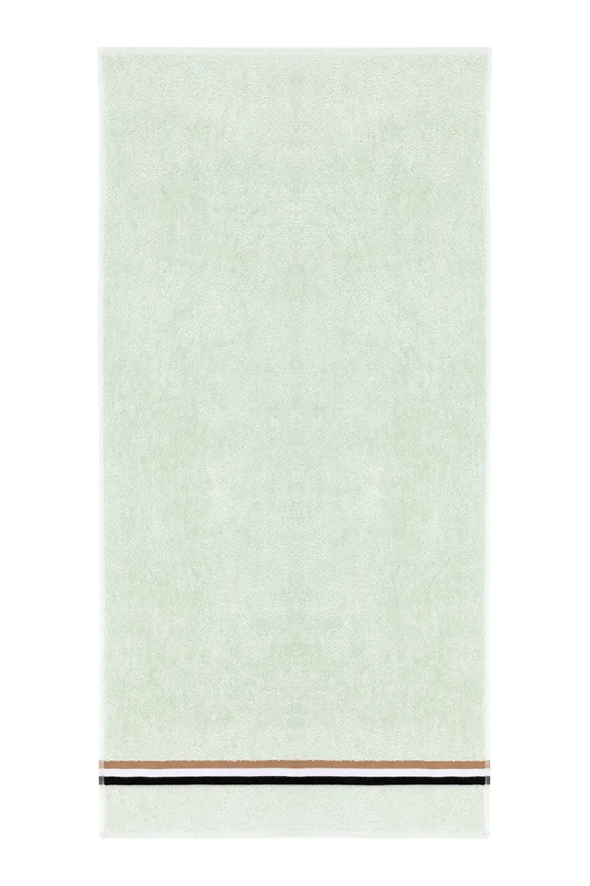Μεγάλη βαμβακερή πετσέτα BOSS BLINEA Celadon 90 x 150 cm