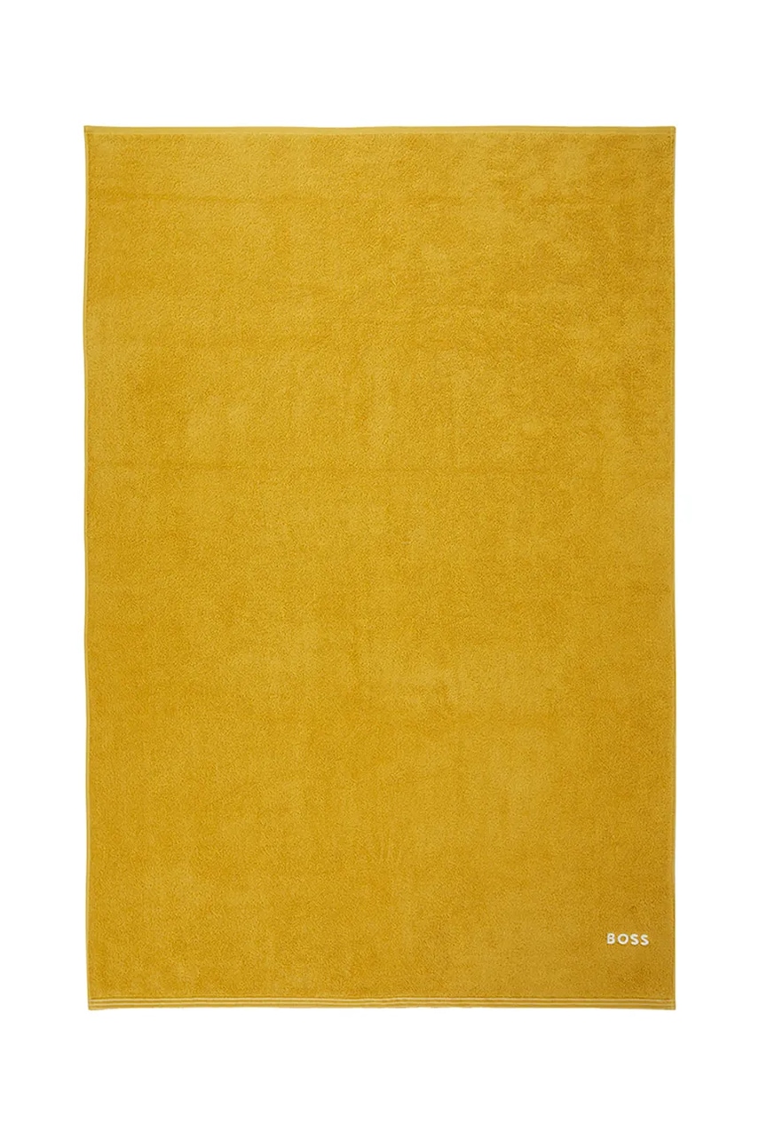 Μεγάλη βαμβακερή πετσέτα BOSS EDGE Citrus 100 x 150 cm 1063604 κίτρινο 100x150