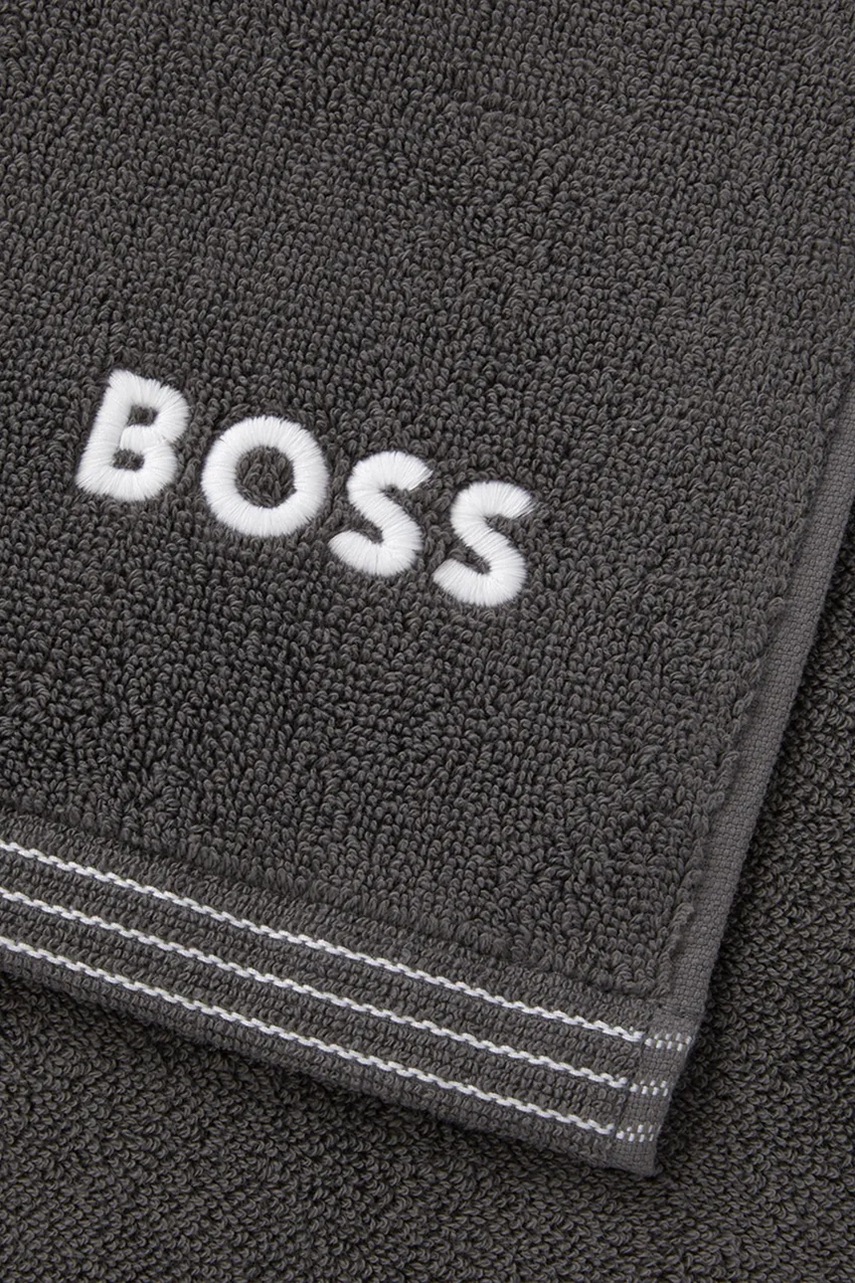 Stredný bavlnený uterák BOSS EDGE Graphite 70 x 140 cm