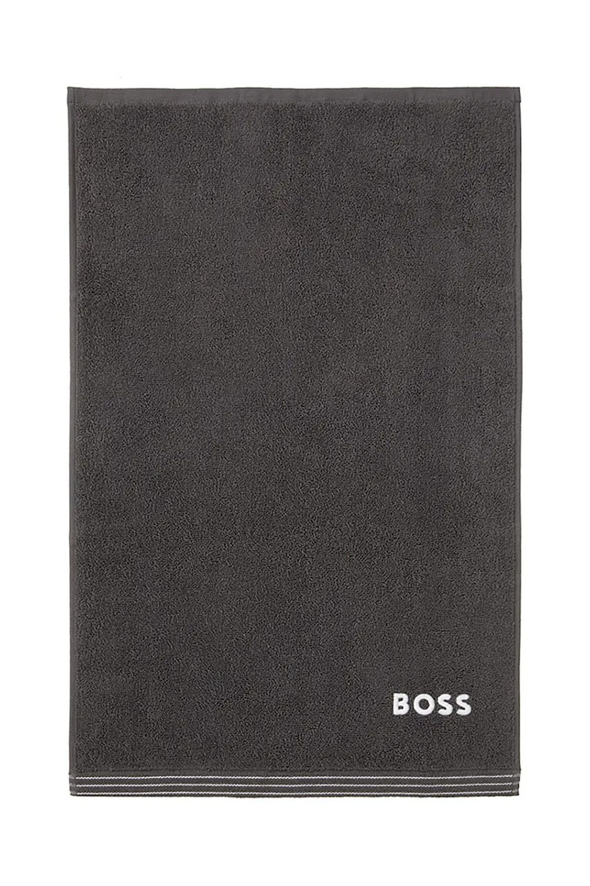 Malý bavlněný ručník BOSS EDGE Graphite 40 x 60 cm