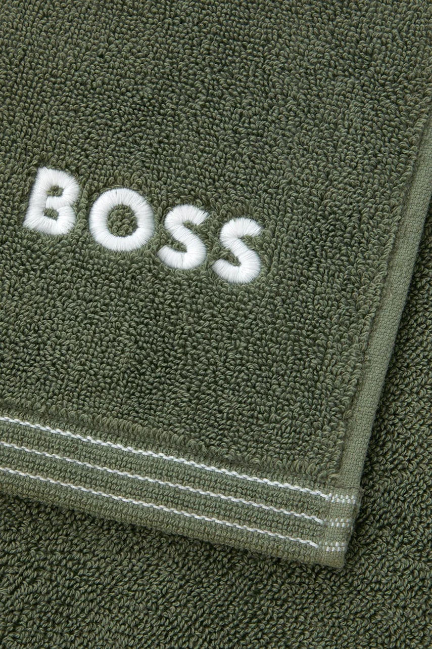 Malý bavlnený uterák BOSS EDGE Lichen 40 x 60 cm