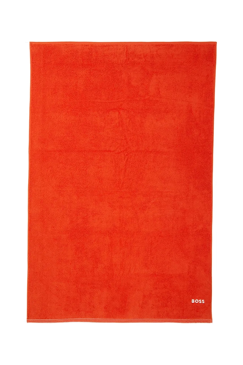 Μεγάλη βαμβακερή πετσέτα BOSS EDGE Spice 100 x 150 cm 1063679 κόκκινο 100x150