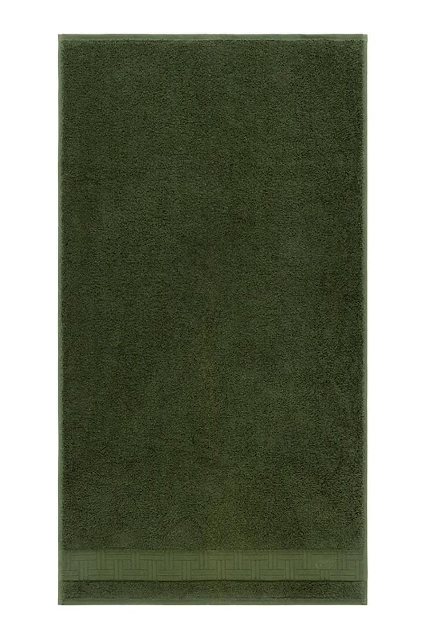 E-shop Malý bavlněný ručník Kenzo KWEAVE Kaki 55 x 100 cm
