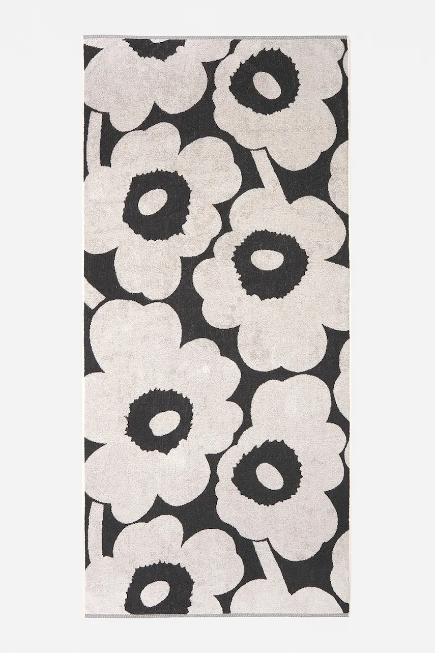 Marimekko μεσαίου μεγέθους πετσέτα βαμβακερή 70 x 150 cm 073783.190 μαύρο ONE SIZE