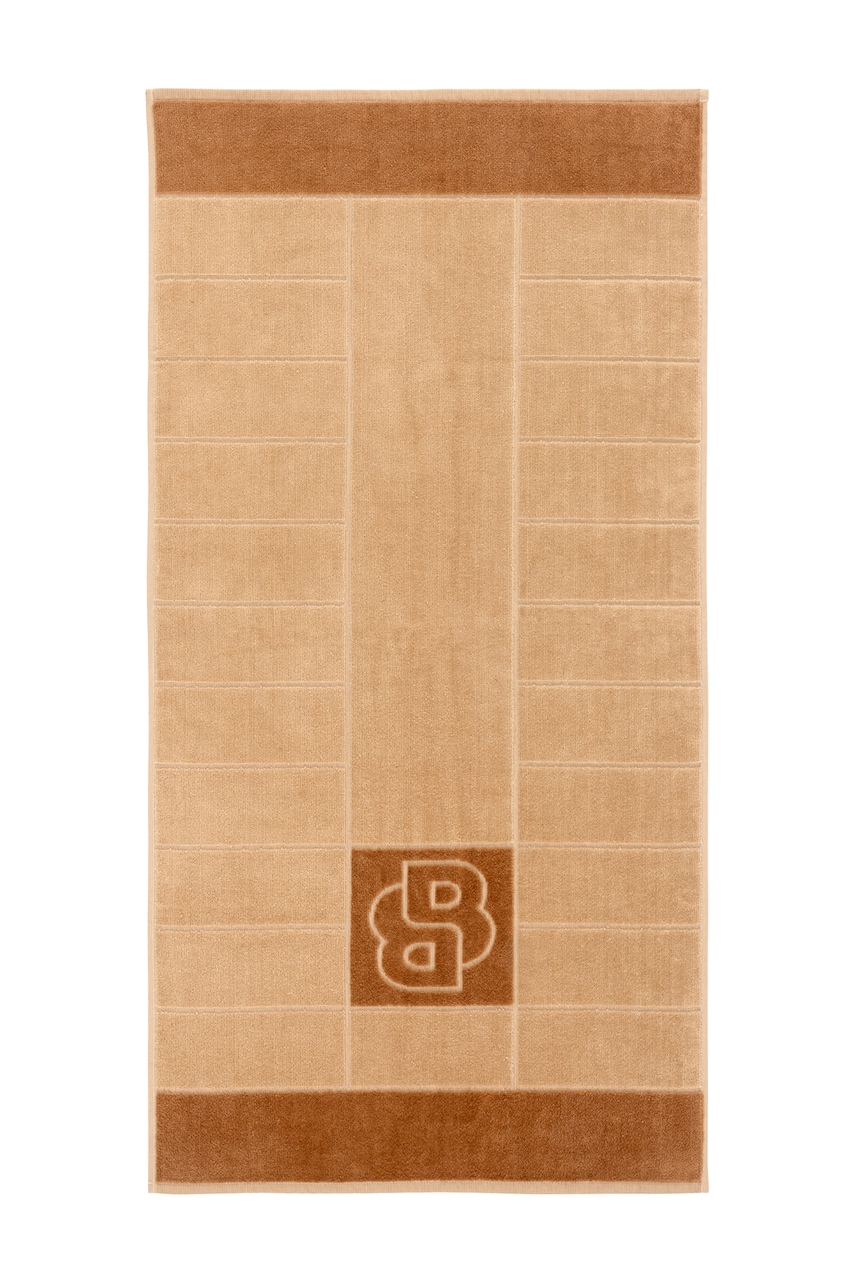 BOSS  mali ručnik od pamuka DOUBLEB Beige 50 x 100 cm