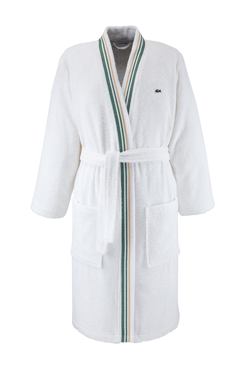 Lacoste kućni ogrtač od pamuka LSCORE Blanc M