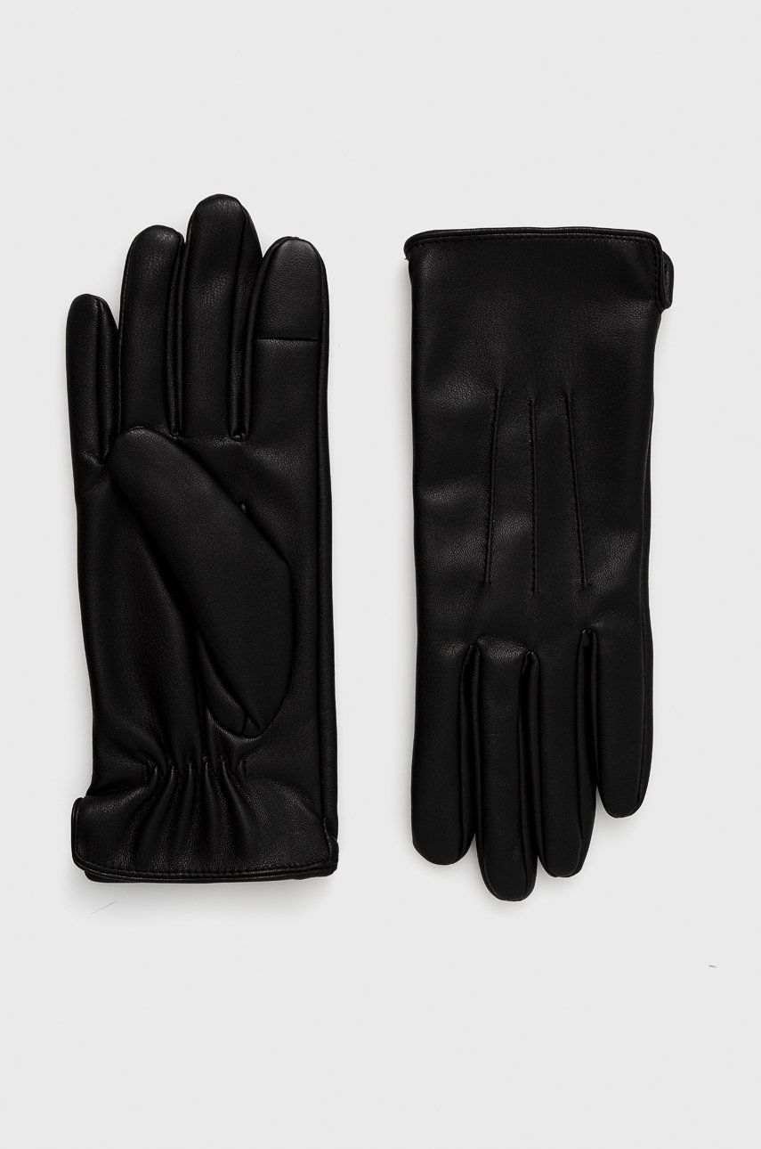 Pieces Mănuși femei, culoarea negru answear.ro imagine noua 2022