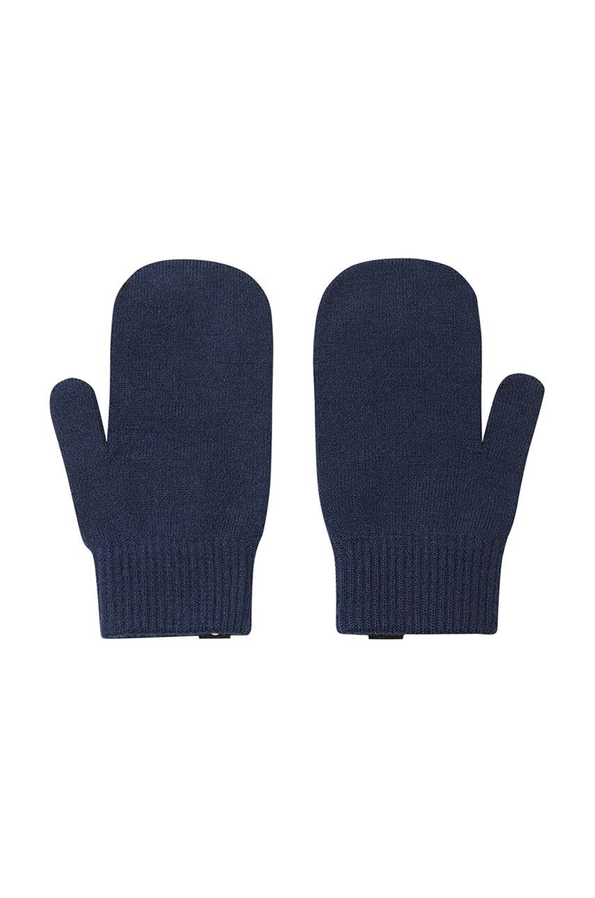 Дитячі вовняні рукавички Reima Sumppu колір синій 5300053C