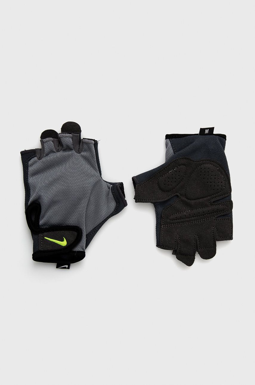 Rukavice Nike pánské, šedá barva - šedá -  Materiál č. 1: 26% Nylon