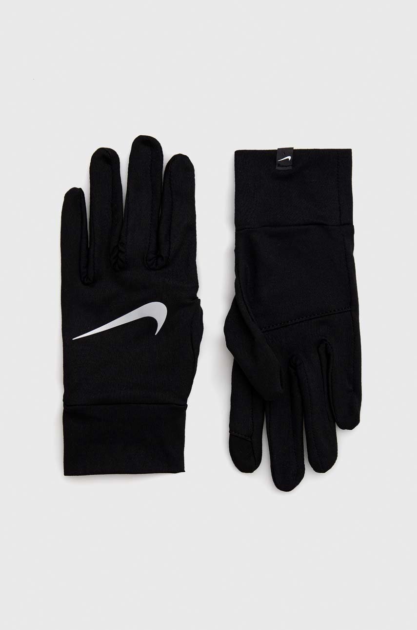 Rukavice Nike pánské, černá barva - černá -  88 % Polyester