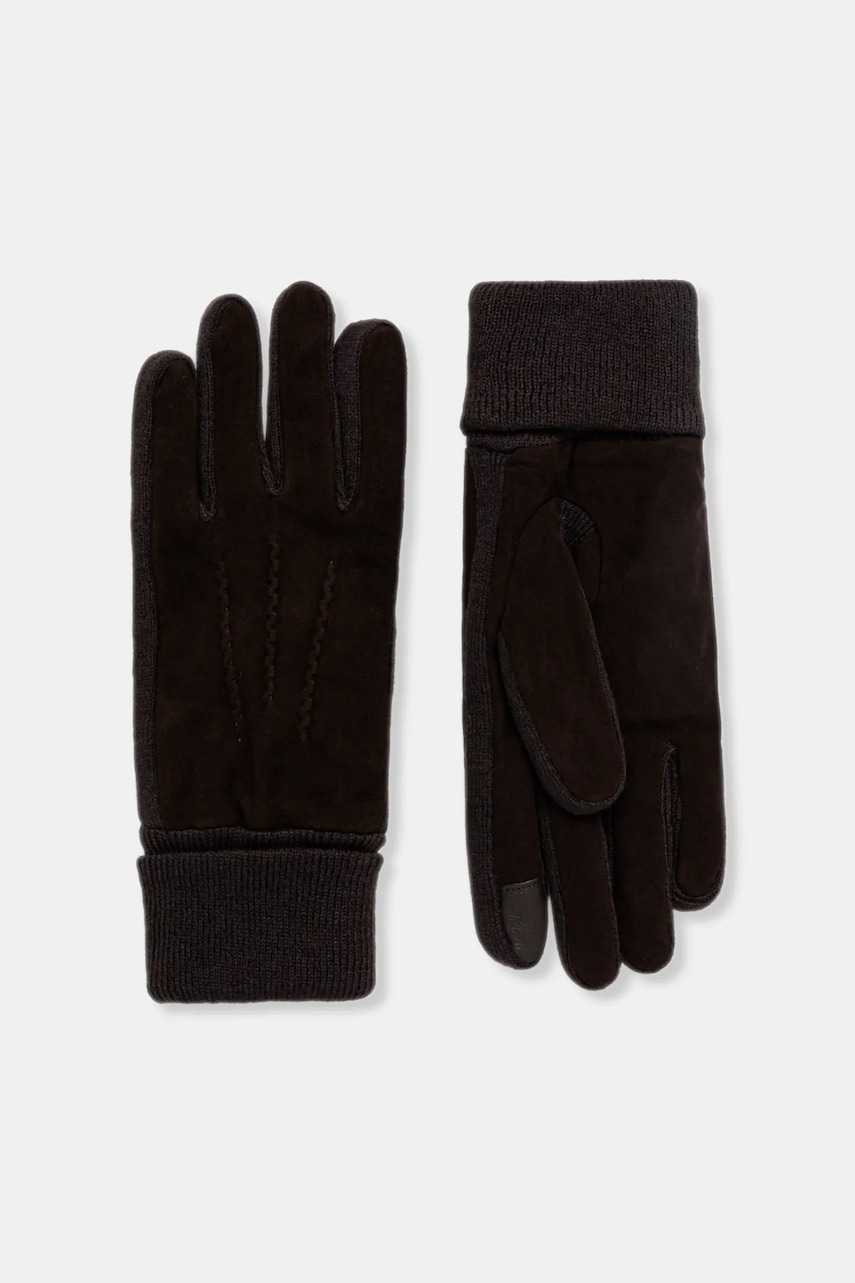 Barbour mănuși culoarea negru, MGL0117