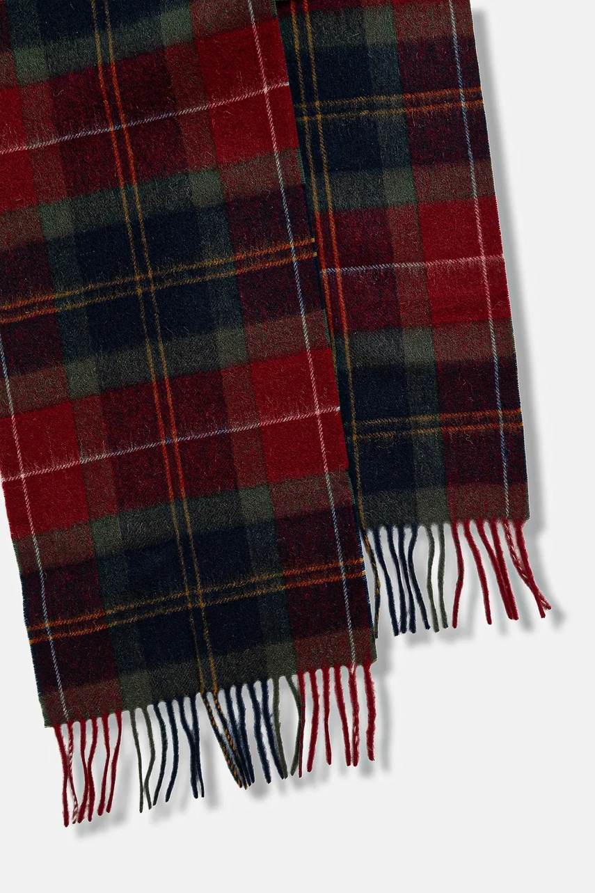 Шерстяной шарф Barbour узор LSC0129