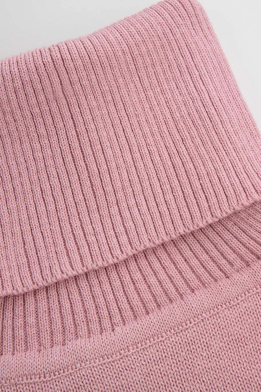 Детский снуд Coccodrillo цвет розовый однотонный BASIC ACCESSORIES