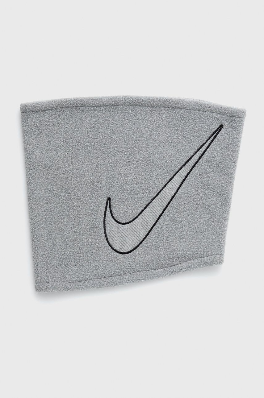 Nike Fular împletit culoarea gri, material neted answear.ro