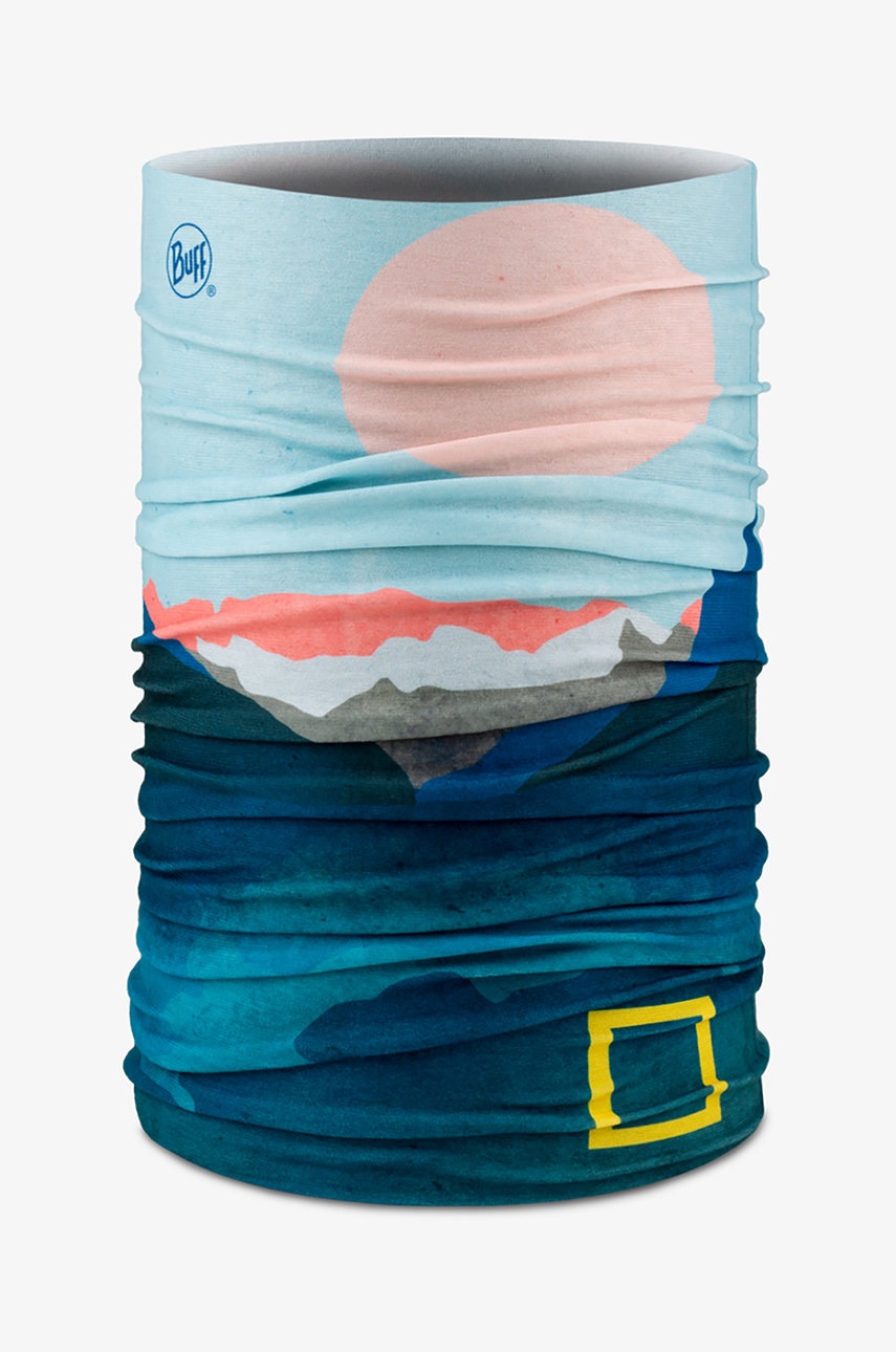 

Кръгъл шал Buff Original с десен, Син