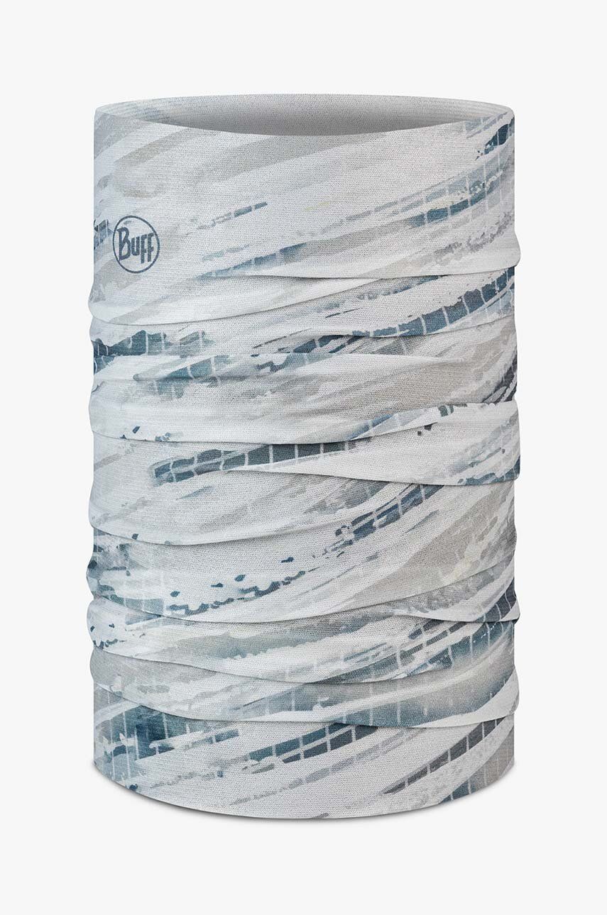 Nákrčník Buff bílá barva, vzorovaný - bílá -  95 % Recyklovaný polyester