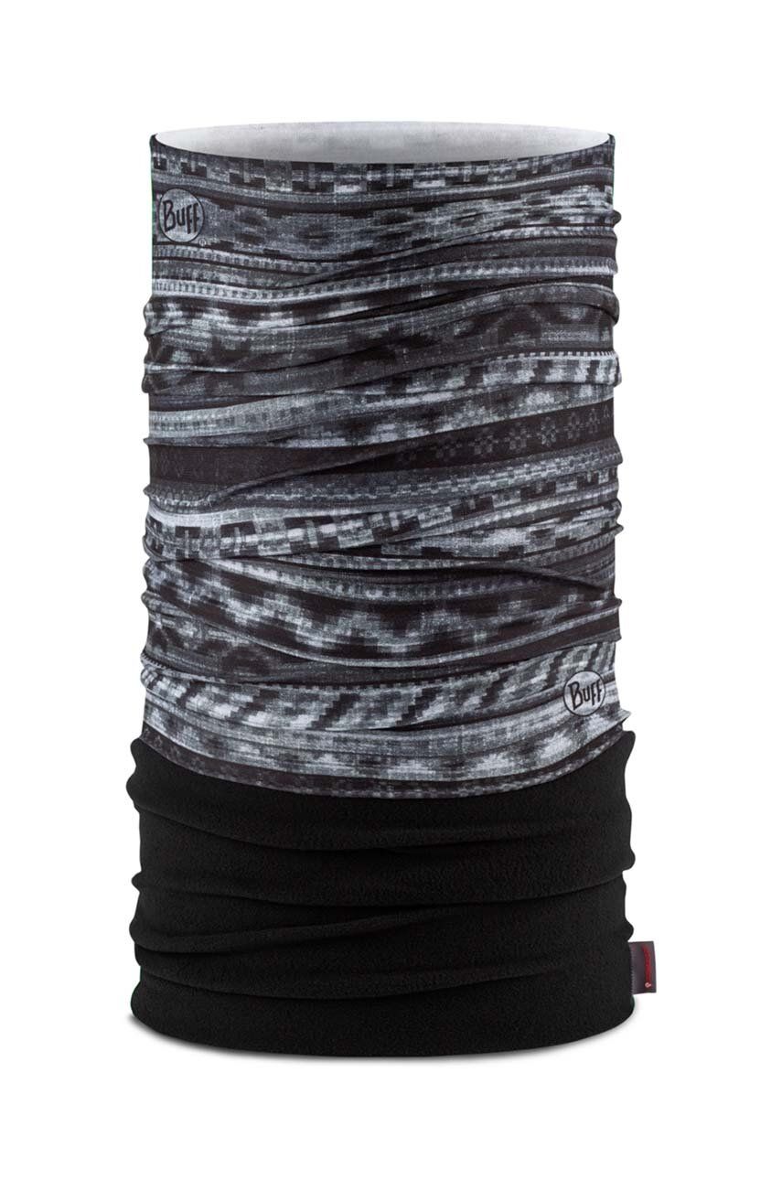 Nákrčník Buff černá barva, vzorovaný - černá - 97 % Recyklovaný polyester
