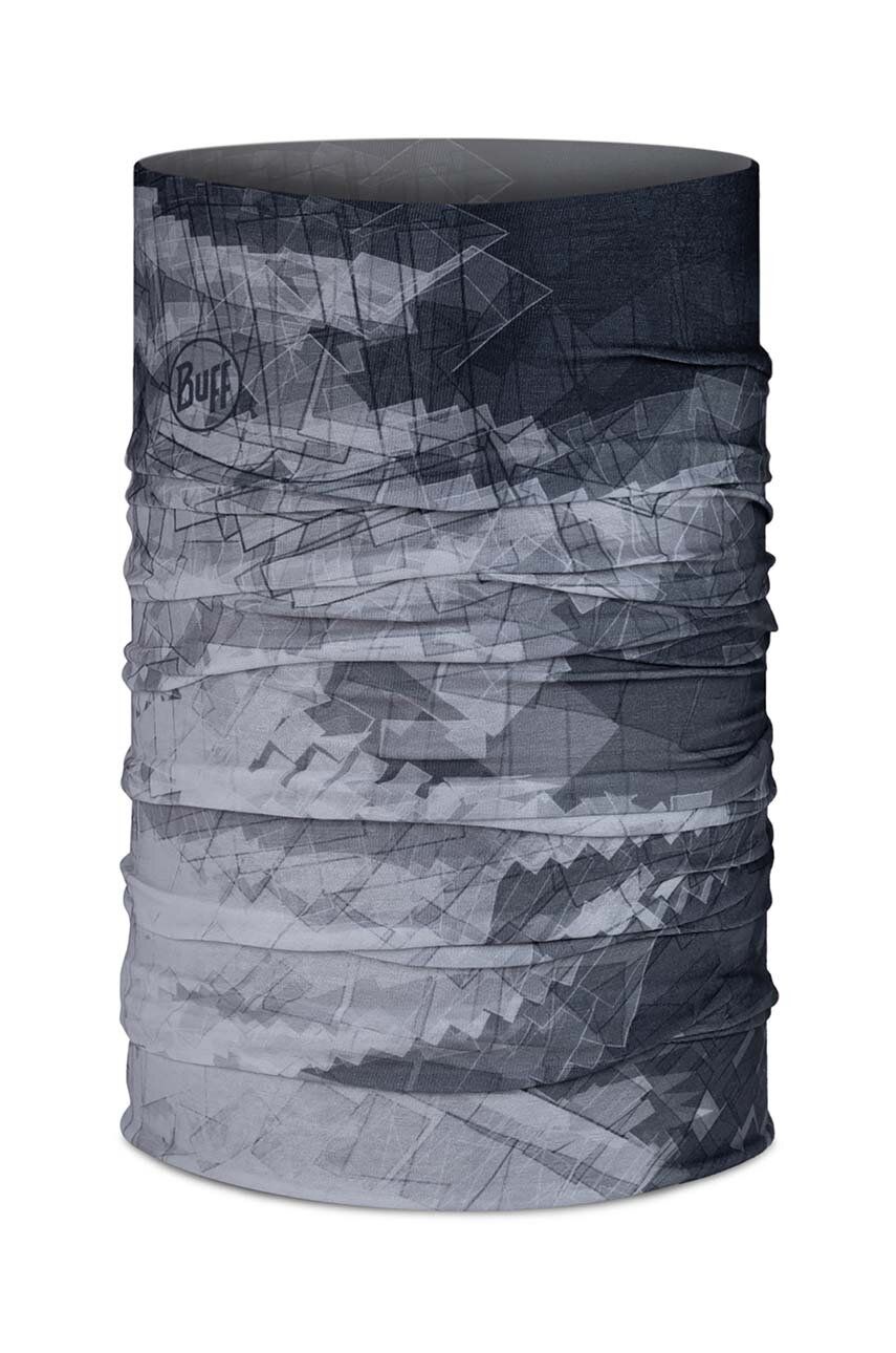 Nákrčník Buff Original EcoStretch šedá barva, vzorovaný - šedá - 95 % Recyklovaný polyester