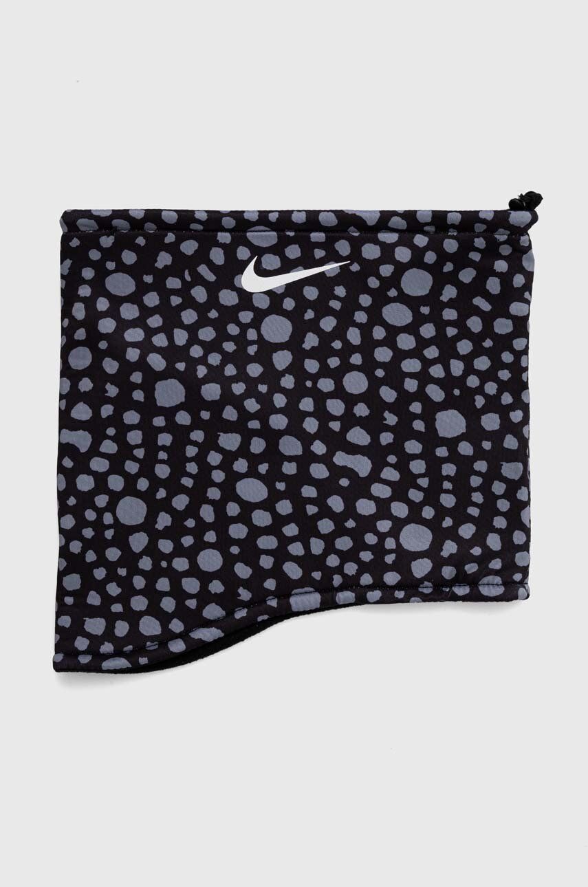 Oboustranný nákrčník Nike černá barva - černá - 92 % Polyester