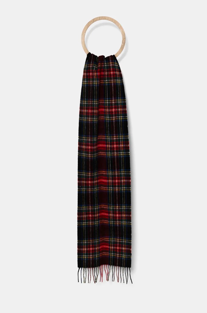 

Вълнен шал Barbour с десен USC0137, Многоцветен