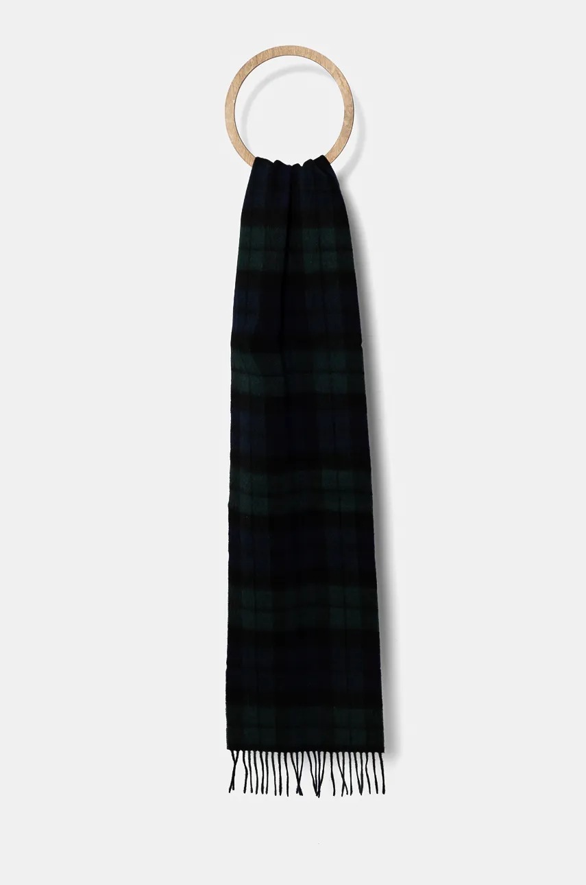 

Вълнен шал Barbour с десен USC0137, Многоцветен