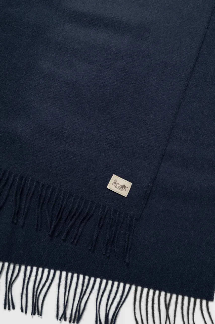 Шерстяной шарф My Alpaca цвет синий однотонный THSEST65200 Шерстяной шарф My Alpaca цвет синий однотонный THSEST65200