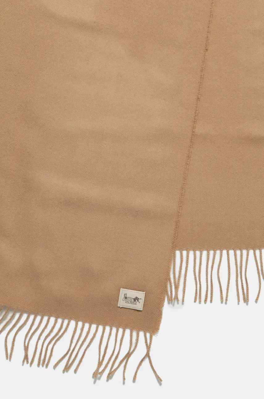 Шерстяной шарф My Alpaca цвет бежевый однотонный THSEST65200 Шерстяной шарф My Alpaca цвет бежевый однотонный THSEST65200