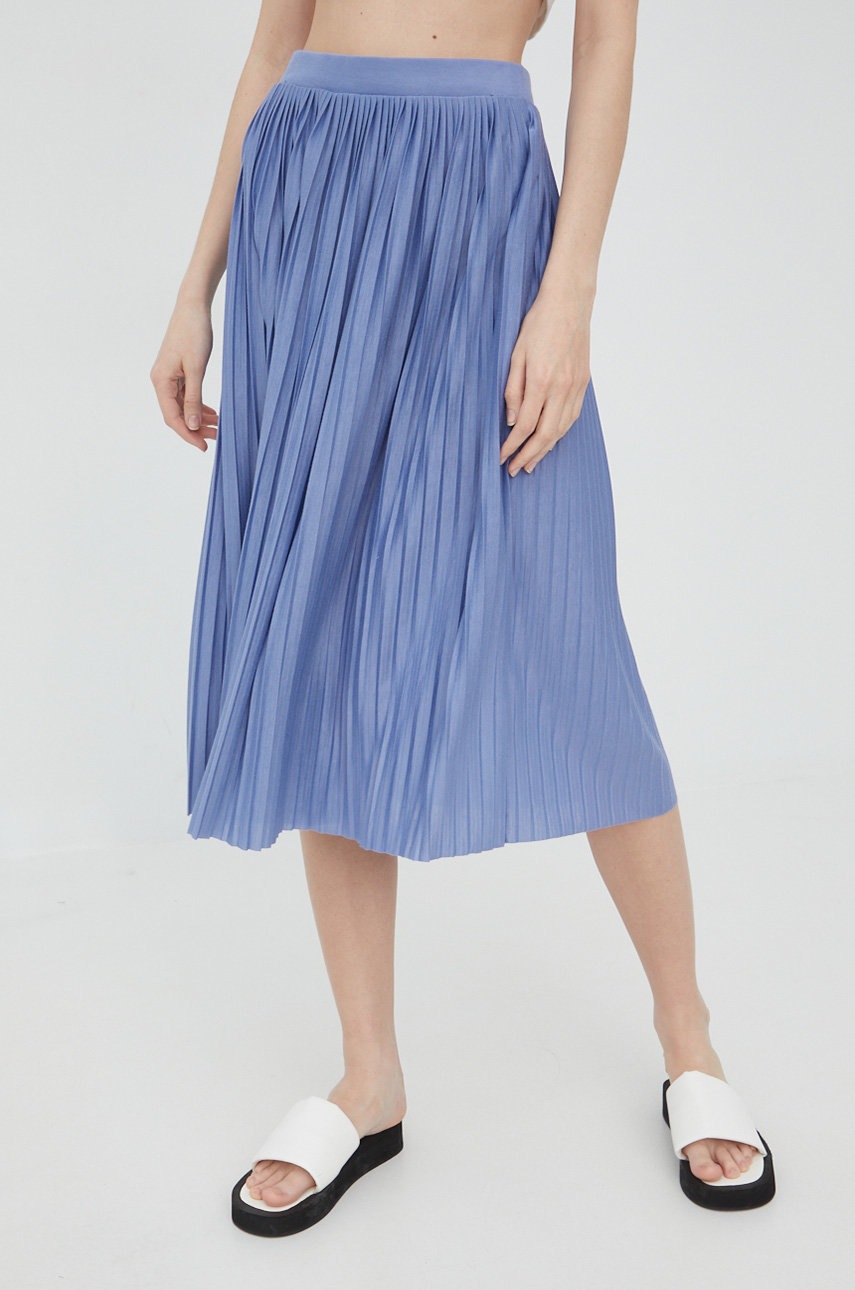 

Пола Vila среднодълъг модел разкроен модел, Син