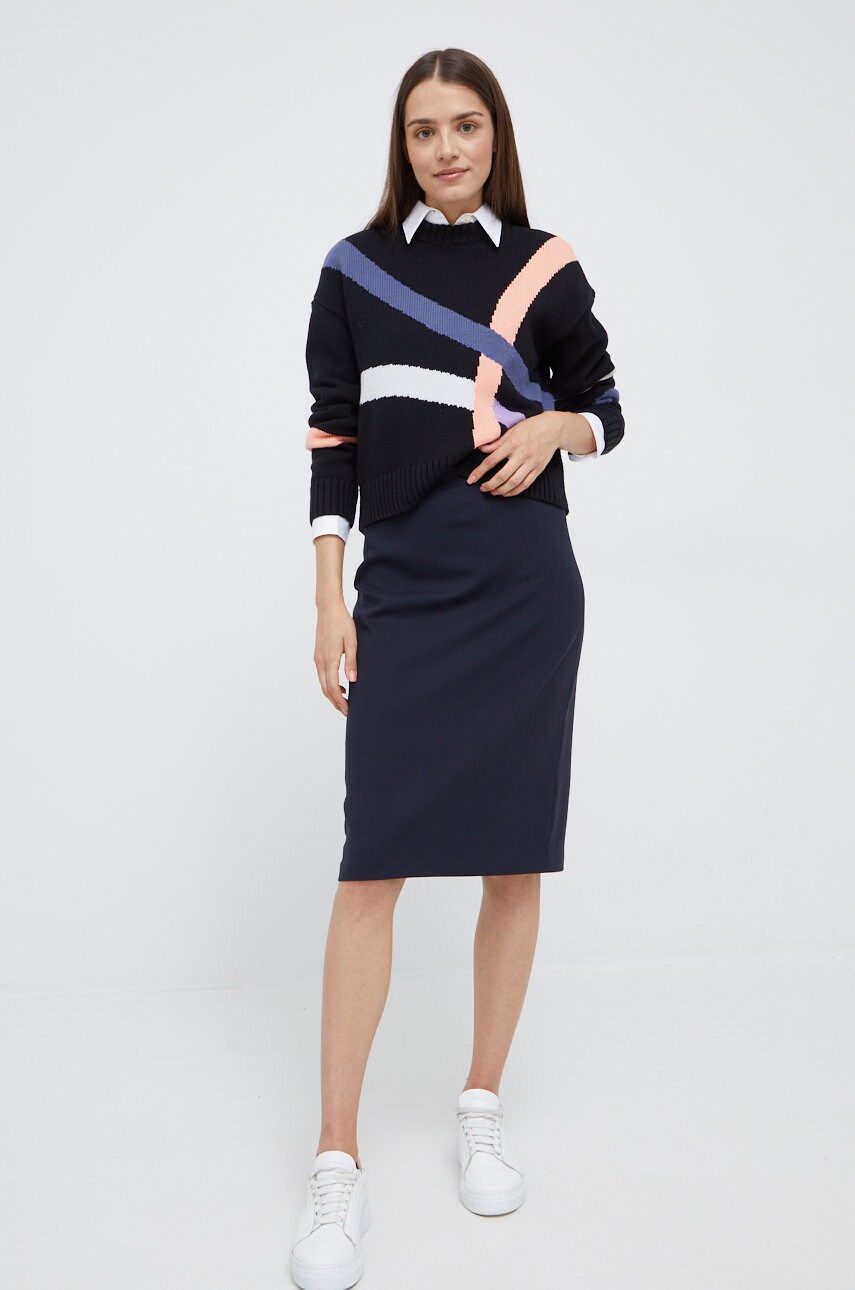 

Юбка Emporio Armani цвет синий mini карандаш
