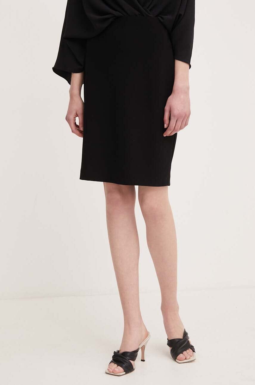 Joseph Ribkoff fusta culoarea negru, mini, drept, 153071 Joseph Ribkoff fusta culoarea negru, mini, drept, 153071