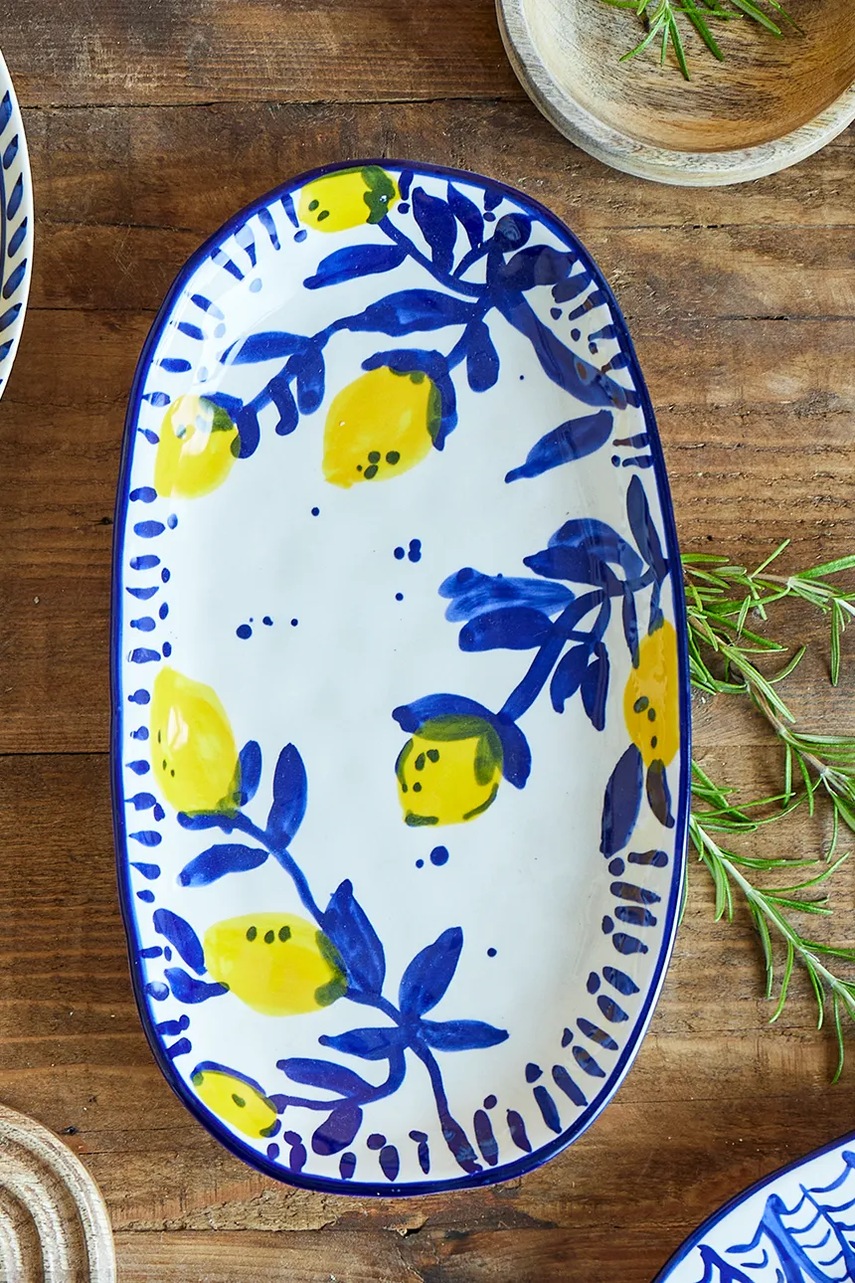 Πιάτο σερβιρίσματος Bloomingville Maxima χρώμα: πολύχρωμο φωτογραφία