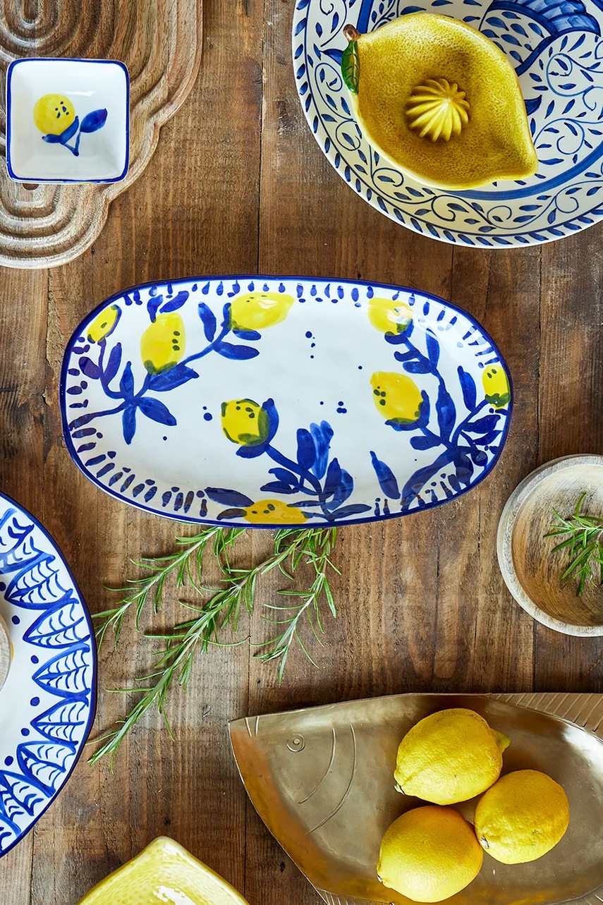 Πιάτο σερβιρίσματος Bloomingville Maxima χρώμα: πολύχρωμο φωτογραφία